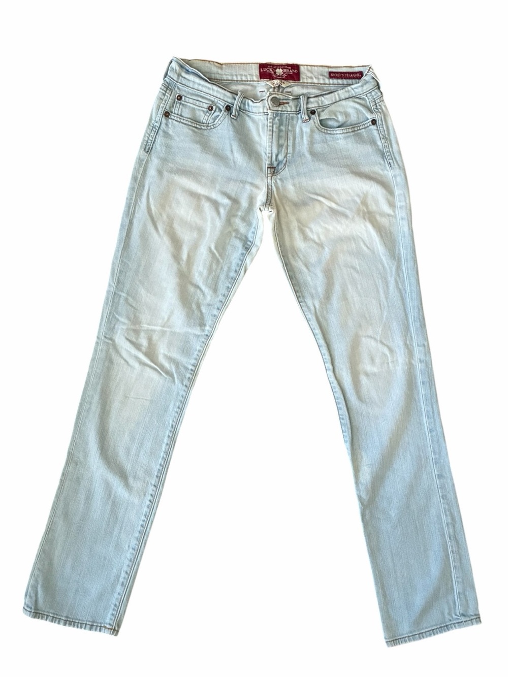 VINTAGE Lucky Brand Light Wash Sweet' N Straight Jeans Women's Size 2/26 Regular